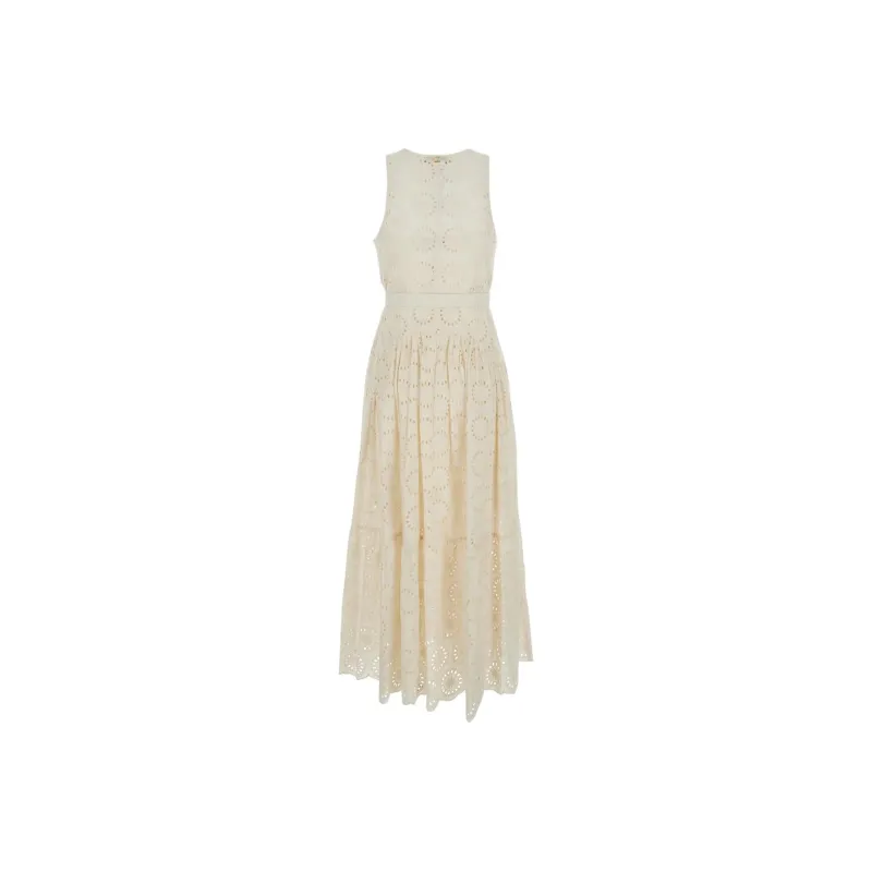Twinset Broderie anglaise Maxi Dress-1