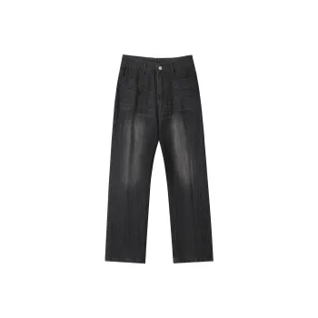 R.super Jeans Unisex Black