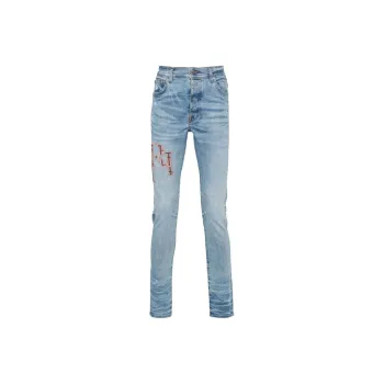 AMIRI Logo-embroidered Skinny Jeans