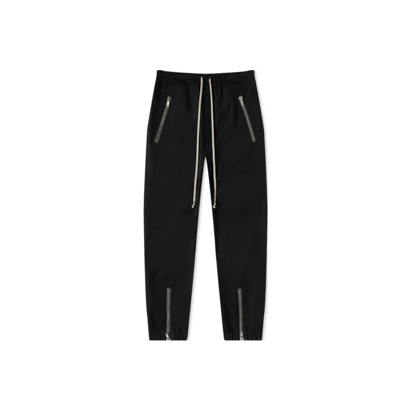 RICK OWENS Knitted Sweatpants Men Black-0