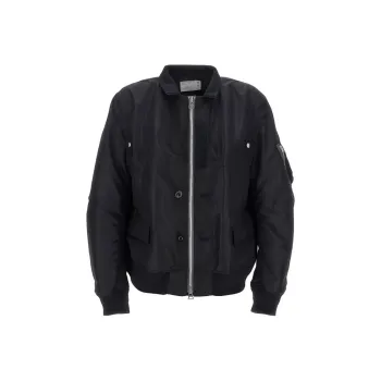 Sacai Zipped Bomber Jacket
