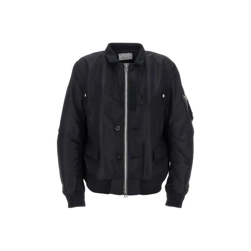 Sacai Zipped Bomber Jacket-0