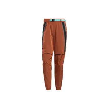 Adidas Knitted Sweatpants Men's Orange Yellow