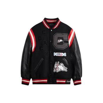 COACH x VARSITY Jackets Coats Men's Mixed Black