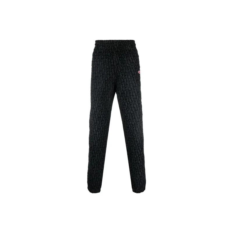 DIESEL Knitted Sweatpants Unisex Black-0