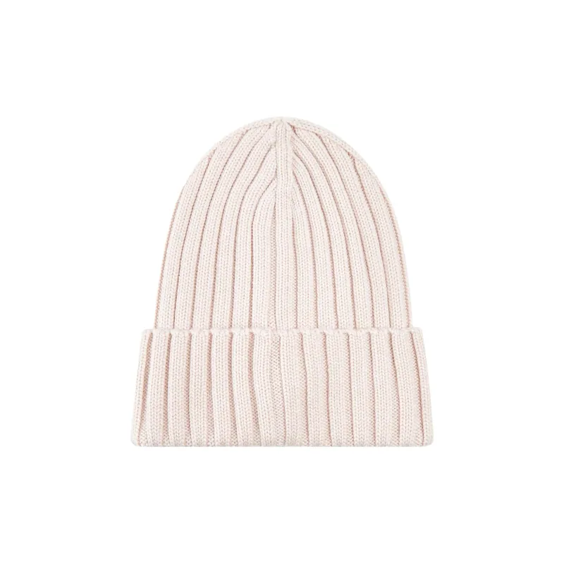 Moncler Logo Patch Ribbed Beanie-1