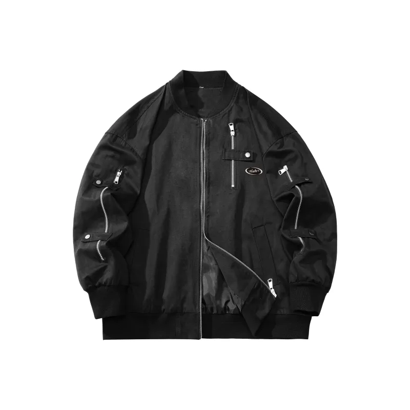 TITH Jackets Coats Unisex Burgundy-3