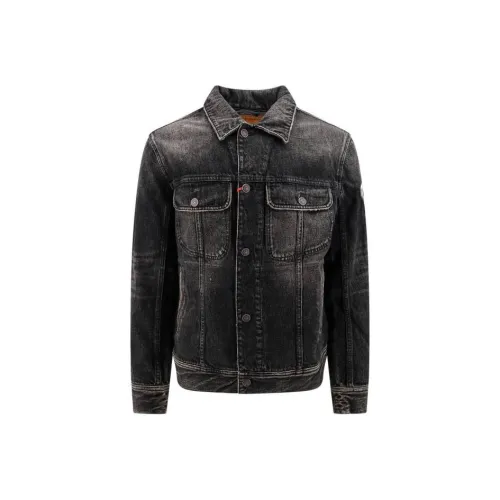 DIESEL D Barcy S2 Logo Plaque Denim Jacket