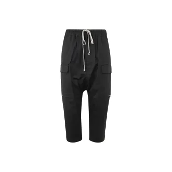 RICK OWENS/RO Cargo Pants Men's Black