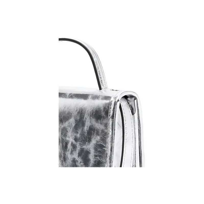 Mulberry Calfskin Wallet Women's Silver-4
