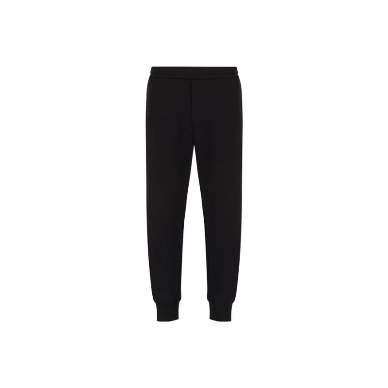 EMPORIO ARMANI Knitted Sweatpants Men Black-0