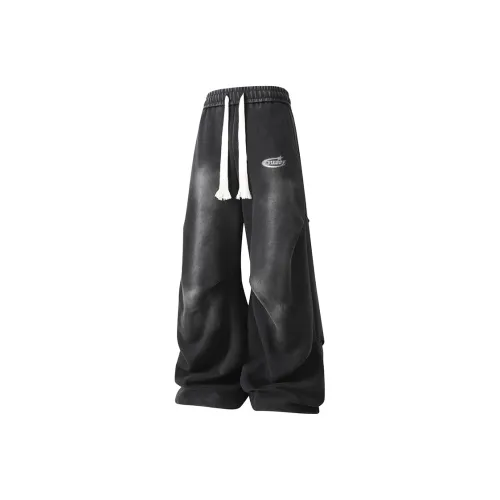 Qnxeey Jeans Unisex Washed Black