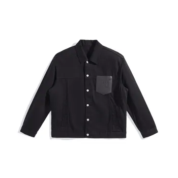 PEACEBIRD MEN Patchwork Administrative Jacket Men's