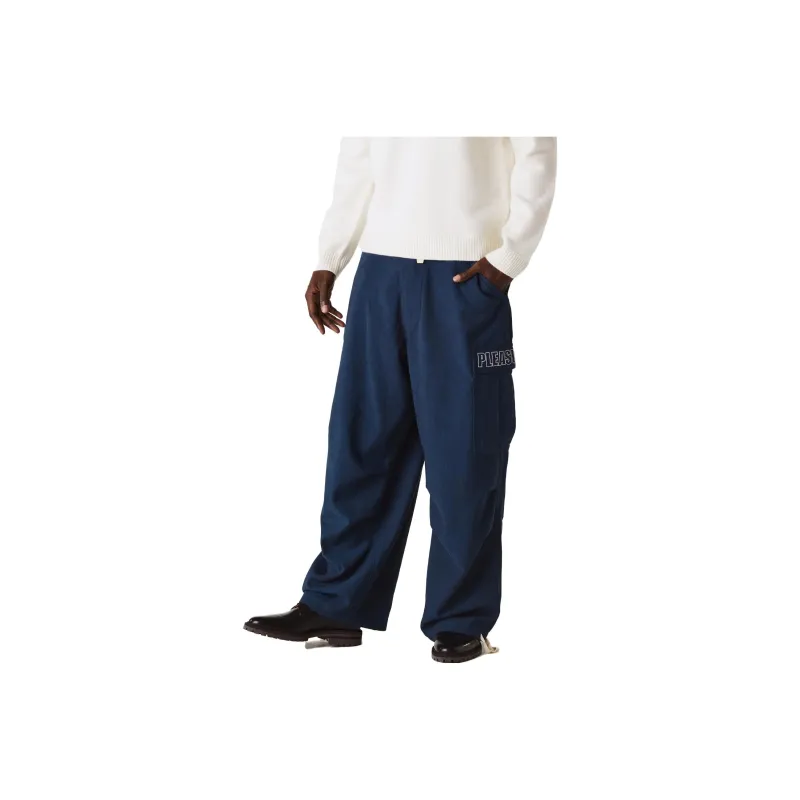 PLEASURES Visitor Wide Fit Cargo Pants-0