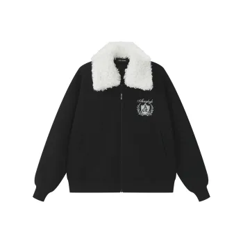 YK&YB Jackets Coats Unisex Black