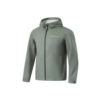 LiNing Fitness Series Jackets Coats Men's Screw Smoke Green