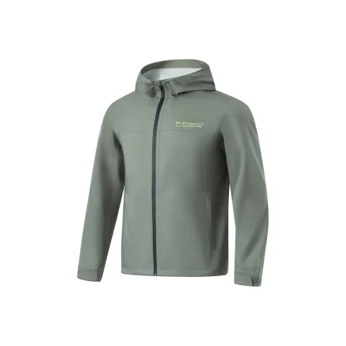 LiNing Fitness Series Jackets Coats Men's Screw Smoke Green