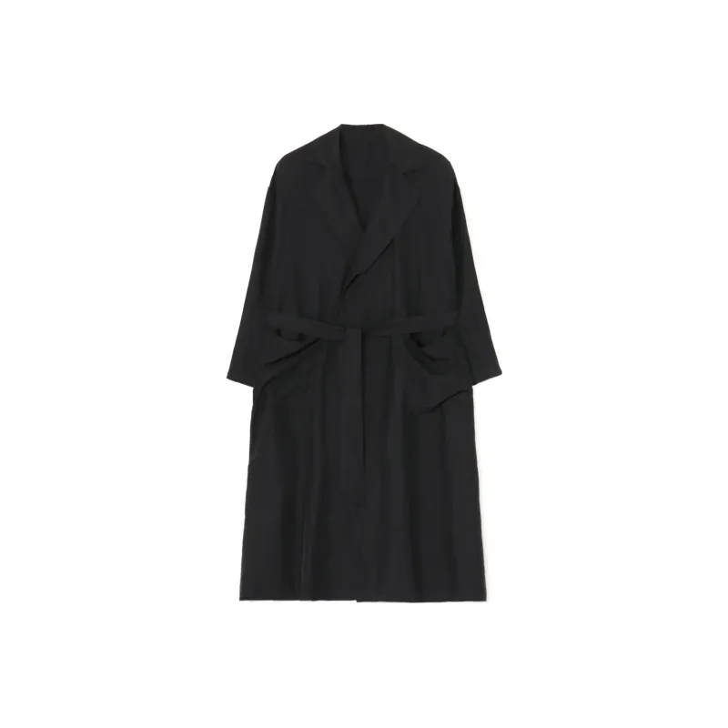 Yohji Yamamoto Y's Trench Coat Unisex Black-0