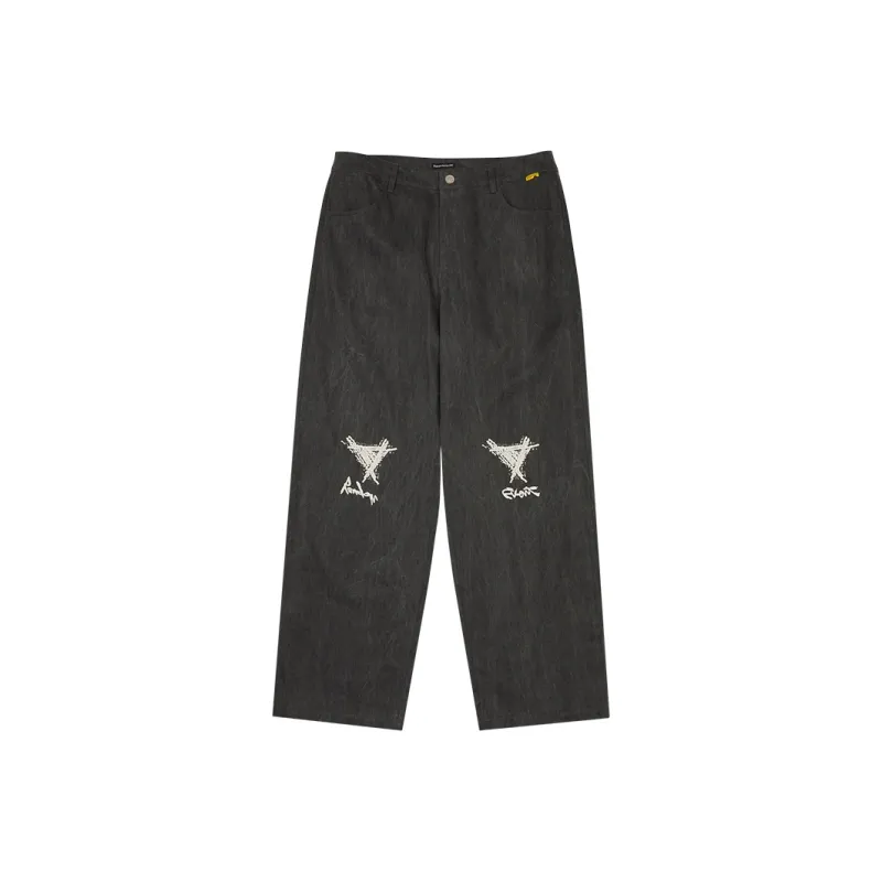Randomevent Straight Jeans Unisex-0