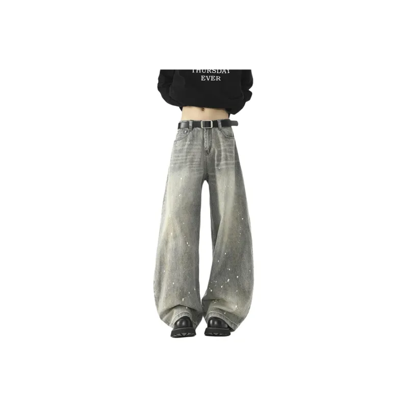 WARNING LIGHT Jeans Unisex Gray-0
