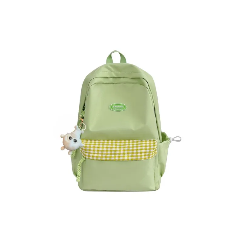 Yalu Nylon Backpack Women's White/Black/Red/Orange/Green-25