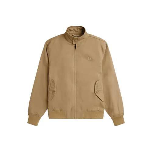 FRED PERRY Corduroy Harrington Jacket Jackets & Coats Men's Khaki