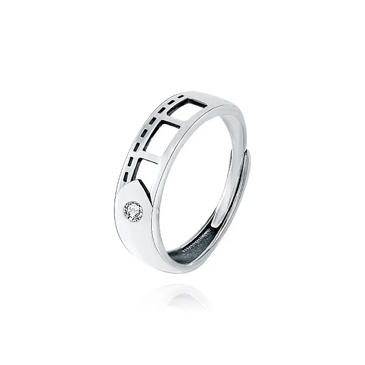 Quarqor S925 Silver Rings Unisex-5