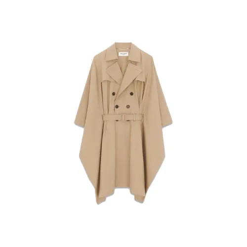 SAINT LAURENT SS23 Trench Coat Men's Sand