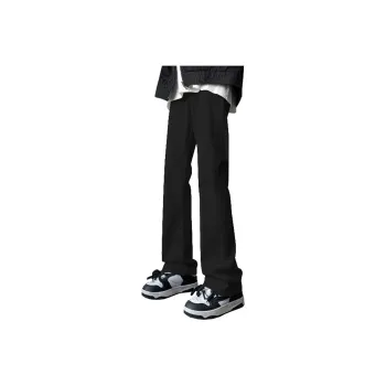 POLAR BEAR Stretch Jeans Straight Fit Draped Casual Versatile Pants Unisex