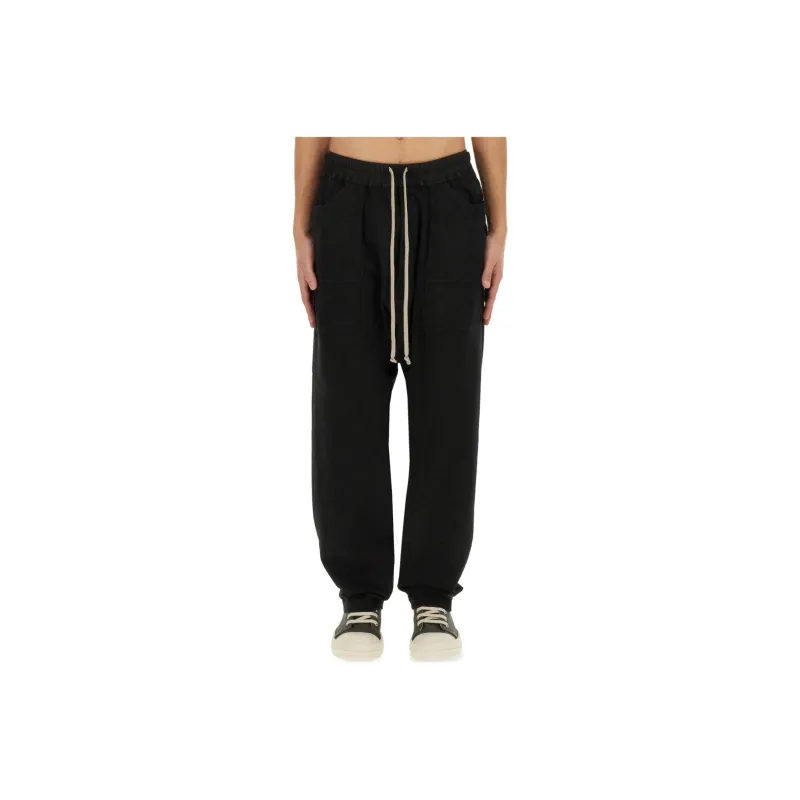 Rick Owens DRKSHDW Drawstring Drop-Crotch Trousers-0