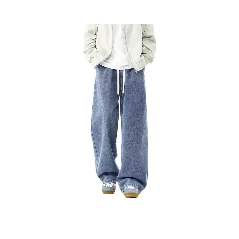 NOME Basic Versatile Casual Loose Fit Straight Fit Pants Unisex-10