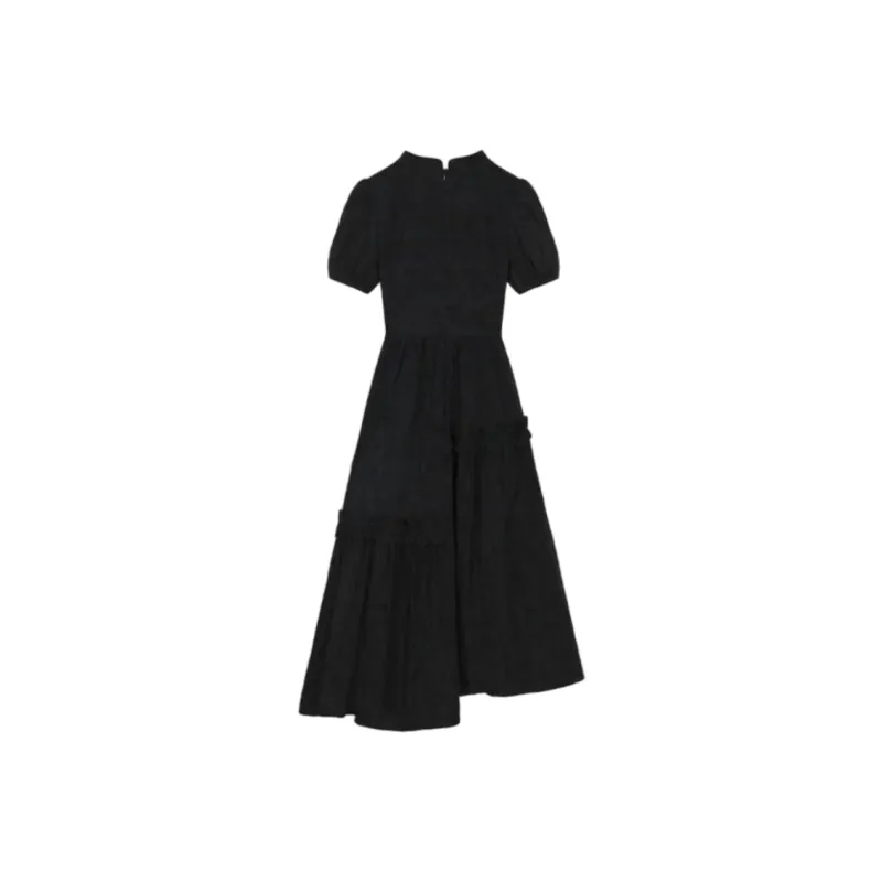 EVPGB Short Sleeved Dress Women's Black-1
