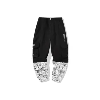 LAMLICKA x YINYUEXIONGMAO Casual Pants Unisex Black