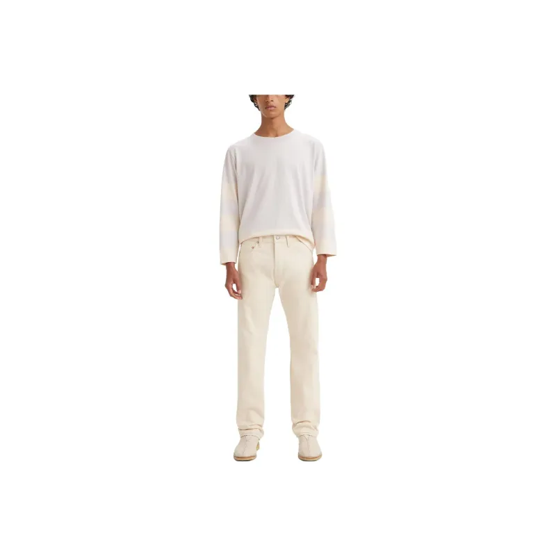 Levis Straight Leg Cotton Jeans-0
