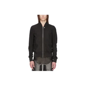 RICK OWENS Classic Flight Zip-Up Bomber Jacket