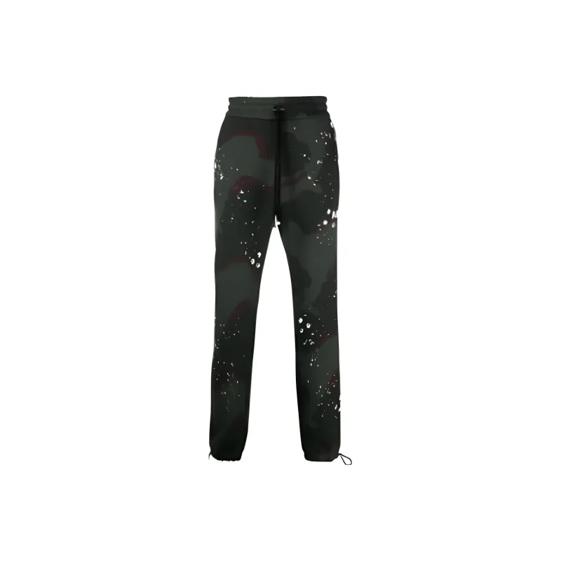 AMIRI Knitted Sweatpants Men Dark Green-0