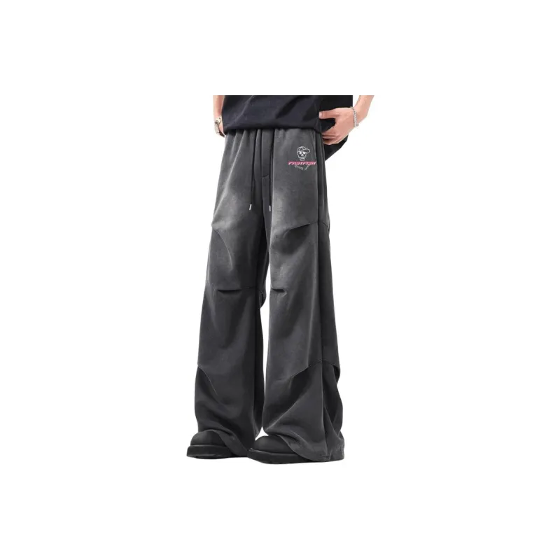 FASTFISH Jeans Unisex Washed Gray-0