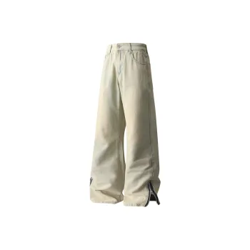 David Bakken x DAOMEIXIONG Jeans Unisex Yellow Mud