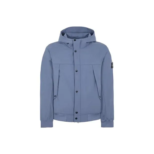 STONE ISLAND SS24 Jackets Coats Men's Air Force Blue