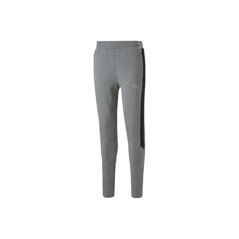 PUMA EVOSTRIPE Knitted Sports Pants Men's Gray-0