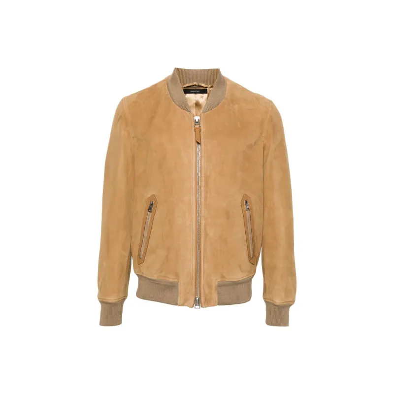 TOM FORD Suede Bomber Jacket-0