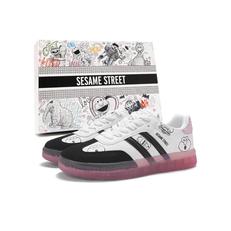 SESAME STREET Height Increasing Balance Support Abrasion Resistant Lightweight Slip Resistant Skateboard Shoes Unisex-4