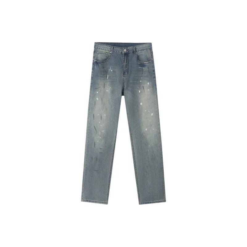 UNKNOWTAL Jeans Unisex Washed Blue-0