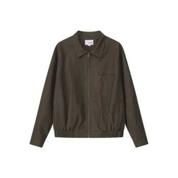 YOSHIYOYI Leather Jackets Unisex Umber