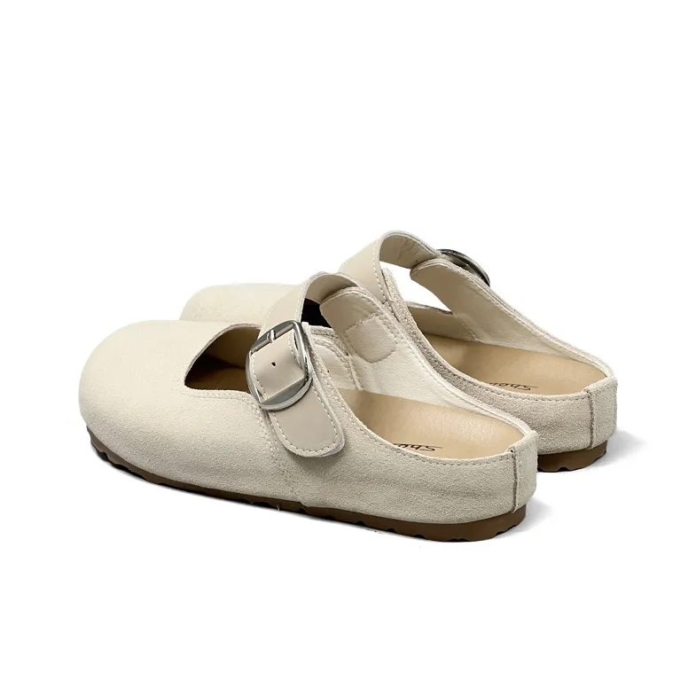 Shougu Rubber Sole Quiet Odor Resistant Closed Toe Slippers Women's-10