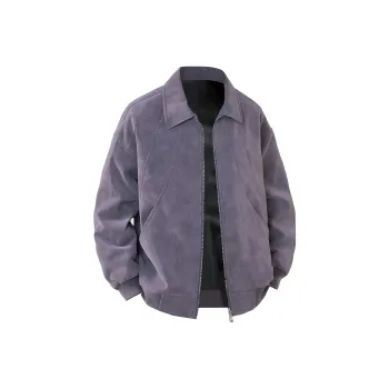 H2P Jackets Coats Unisex Purple Gray