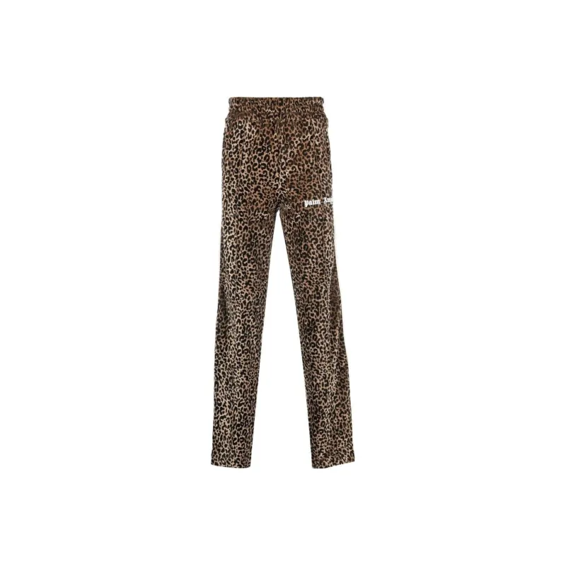 PALM ANGELS Knitted Sweatpants Men Yellow-0