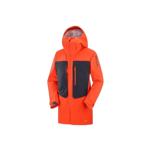 SALOMON STANCE 3L LONG Jackets Coats Men's Orange
