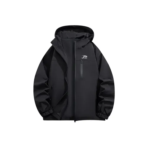T&D JOJO Jackets Coats Unisex Black