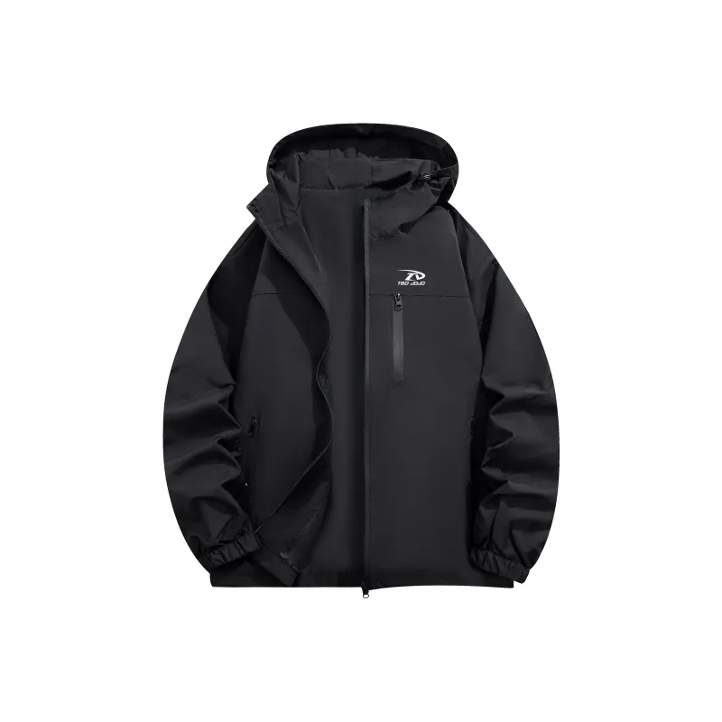 T&D JOJO Jackets Coats Unisex Black-0